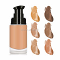 Private label wholesale cosmetic 6 colour option ODM/OEM makeup waterproof beauty liquid foundation